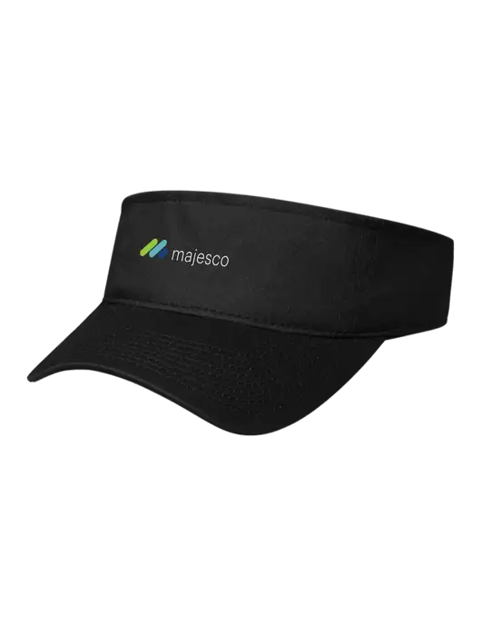 Black Cap Visor w/Majesco Logo