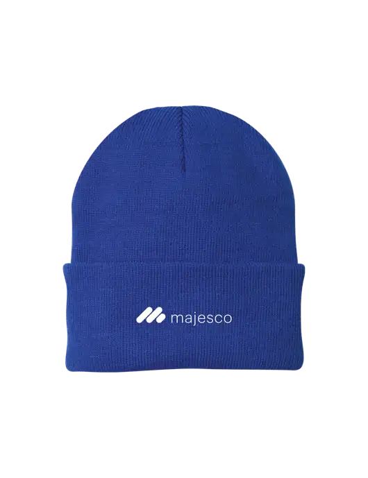 Royal Knit Cap w/Majesco Logo