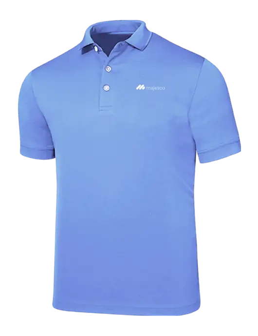 Callaway Ottoman Light Blue Polo w/Majesco Logo