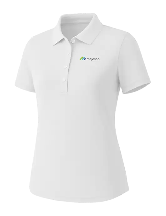 Callaway Womens Core Bright White Performance Polo w/Majesco Logo