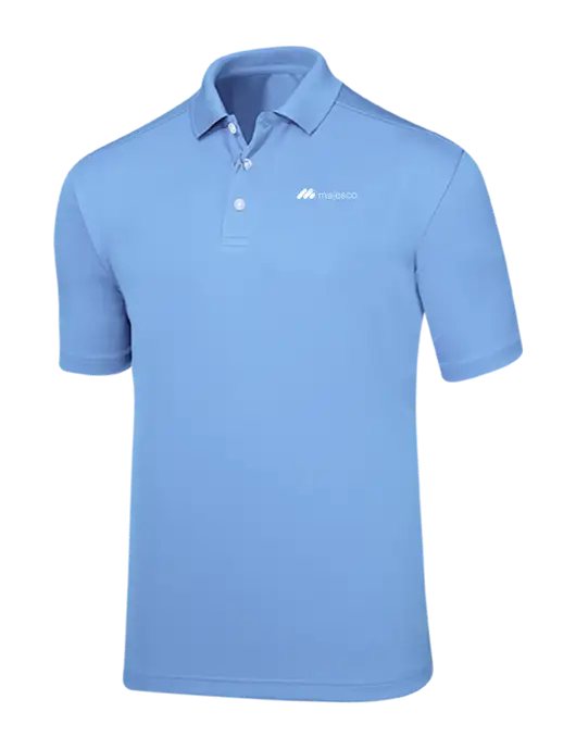 Callaway Core Light Blue Performance Polo w/Majesco Logo