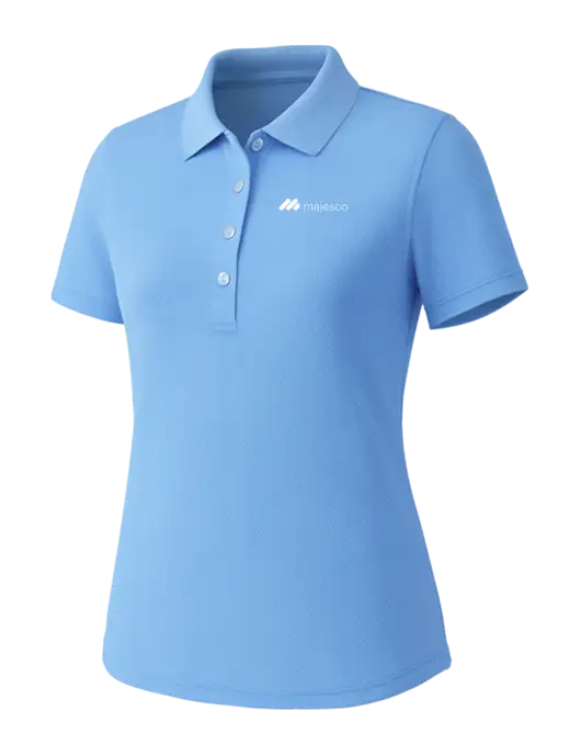 Callaway Womens Core Light Blue Performance Polo w/Majesco Logo