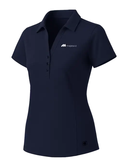 OGIO Womens Navy ONYX Polo w/Majesco Logo