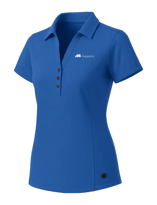 OGIO Womens Royal Blue ONYX Polo w/Majesco Logo