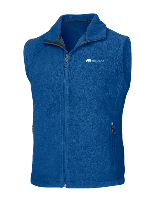 Royal Fleece Vest w/Majesco Logo