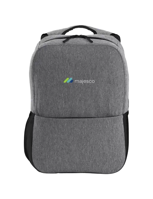 Access Square Laptop Graphite Heather/Black Backpack w/Majesco Logo