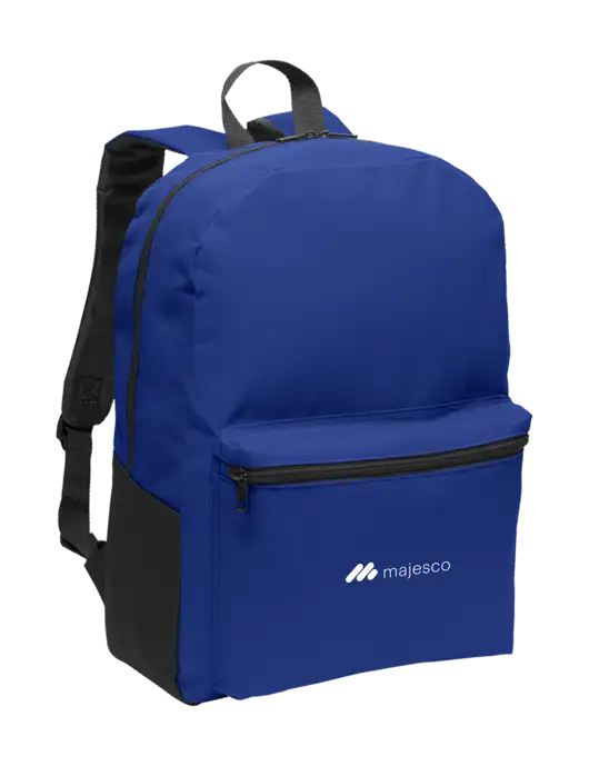 Casual Twilight Blue Lightweight Laptop Backpack w/Majesco Logo