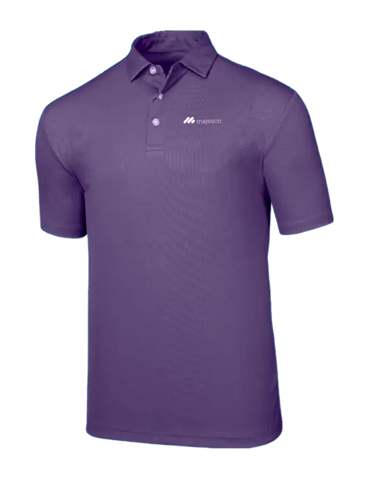 Callaway Birdseye Purple Polo w/Majesco Logo