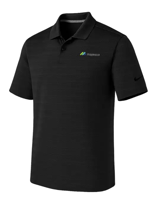 Nike Black Dri-FIT Vapor Jacquard Polo w/Majesco Logo