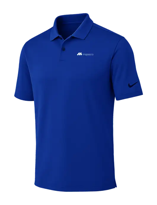 Nike Dark Royal Dri-FIT Vapor Polo w/Majesco Logo