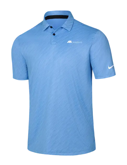Nike Light Blue Vapor Dash Polo w/Majesco Logo