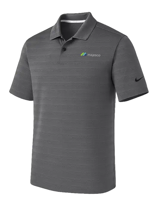 Nike Dark Medium Grey Dri-FIT Vapor Jacquard Polo w/Majesco Logo