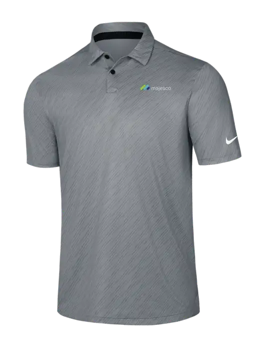 Nike Medium Grey Vapor Dash Polo w/Majesco Logo