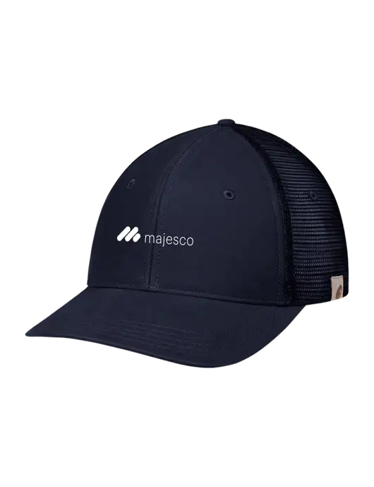 Carhartt Navy Canvas Trucker Cap w/Majesco Logo