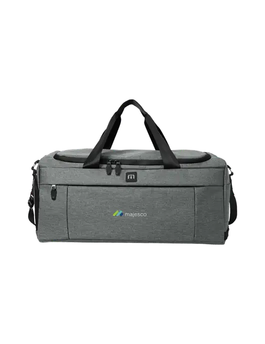 TravisMathew Dark Grey Heather Duration Duffel w/Majesco Logo