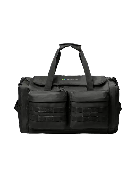 CornerStone Black Tactical Duffel w/Majesco Logo