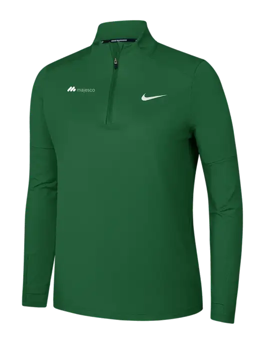 Nike Dark Green Womens Dri-FIT Element 1/2-Zip Pullover w/Majesco Logo