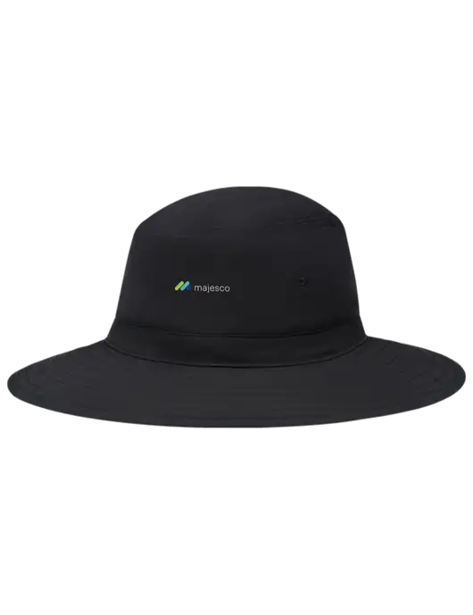 Black Booney Sun Hat w/Majesco Logo