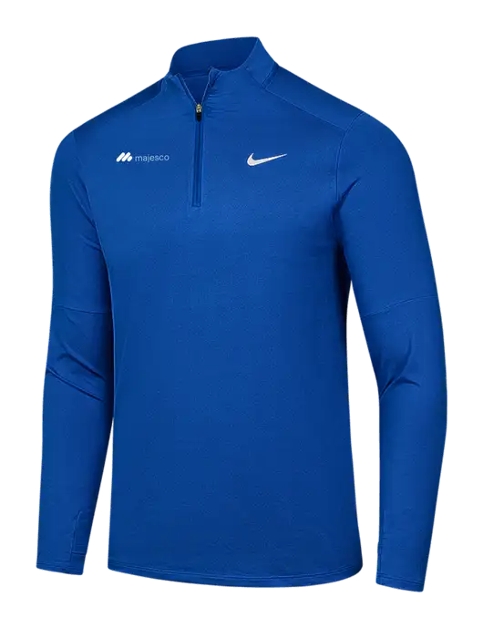 Nike Royal Dri-FIT Element 1/2-Zip Pullover w/Majesco Logo