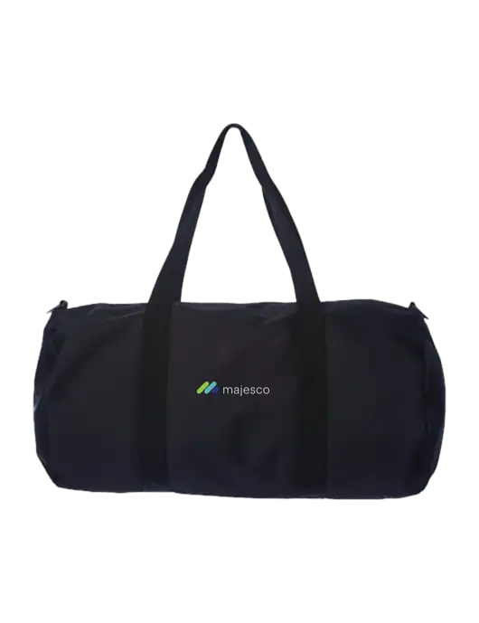  Day Tripper Black Duffel Bag w/Majesco Logo