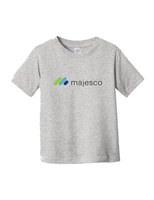 Rabbit Skins Light Grey Heather Toddler Fine Jersey Tee w/Majesco Logo