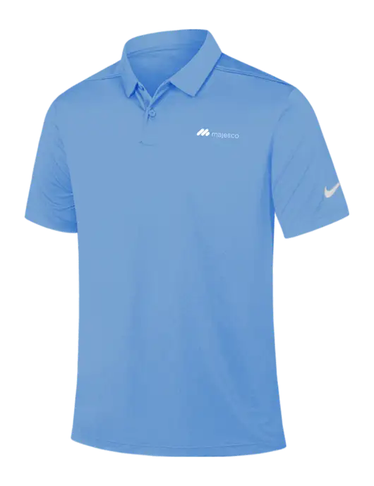 Nike Light Blue Dry Essential Solid Polo w/Majesco Logo