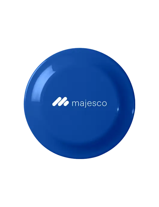 Fun Dark Royal Blue Flying Disc w/Majesco Logo