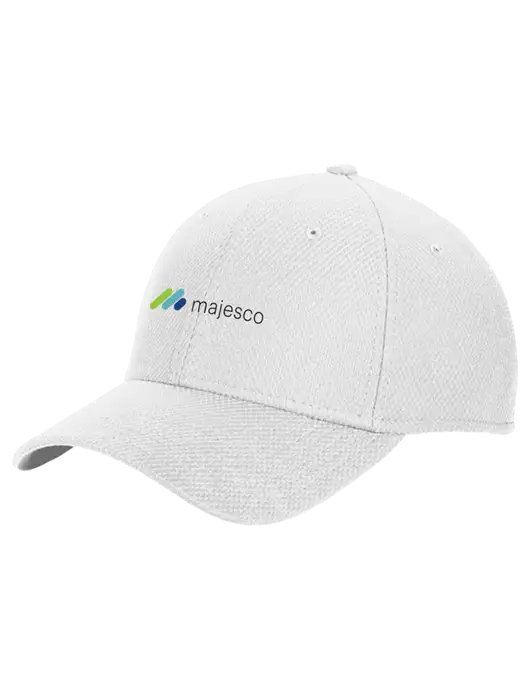 New Era Diamond Era White Stretch Cap w/Majesco Logo
