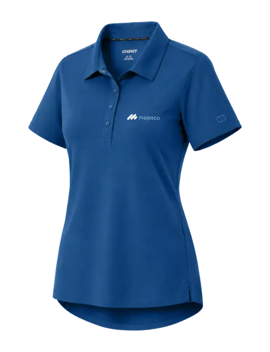OGIO Womens Envision Light Navy Polo w/Majesco Logo